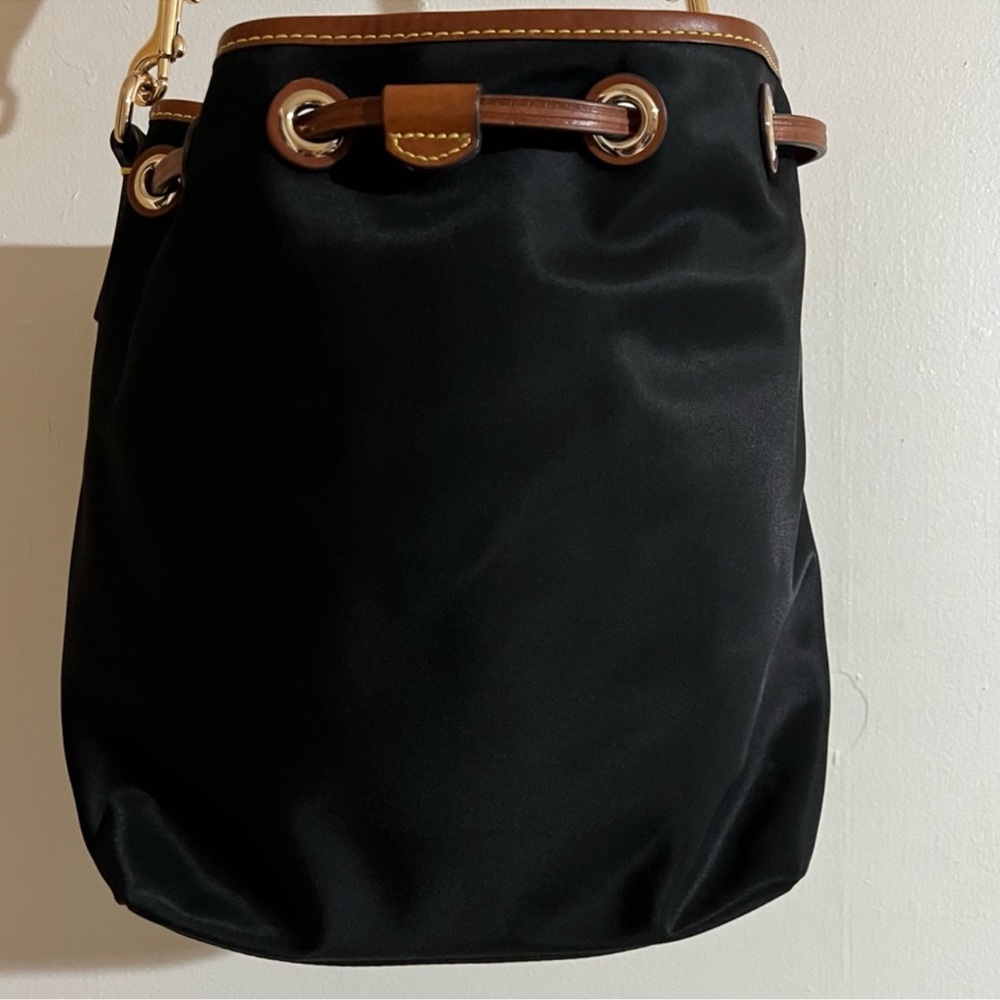 Dooney & Bourke Wayfarer Large Drawstring Nylon Bucket Bag - Picture 4 of 14